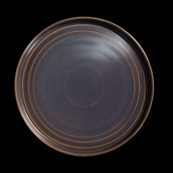 Тарелка мелкая с бортами 270 мм Corone Terra сине-коричневый 10986