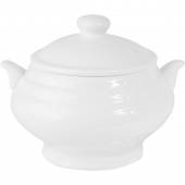 Бульонная чашка с крышкой 408мл «Кунстверк» D=90 H=110 L=145мм фарфор белый A13017 /1/36/