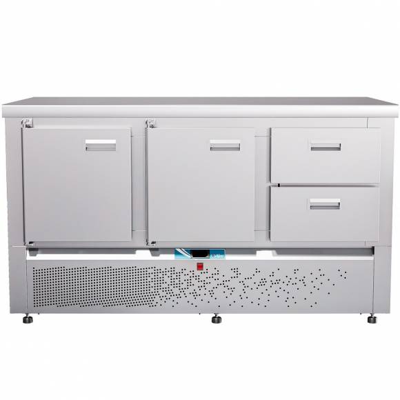 Стол холодильный среднетемпературный Абат СХС-70Н-02 (2 двери, 2 ящика) без борта