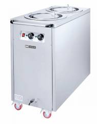 Диспенсер для тарелок 300мм HURAKAN HKN-TSH2 два бункера по 74 тарелки 159489 Диспенсер для тарелок 300мм HURAKAN HKN-TSH2 два бункера по 74 тарелки 159489