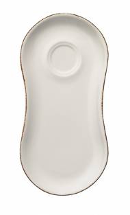 Блюдце для завтрака 250*120 мм фарфор Rita Retro Bonna E100GRM01STB Блюдце для завтрака 250*120 мм фарфор Rita Retro Bonna E100GRM01STB