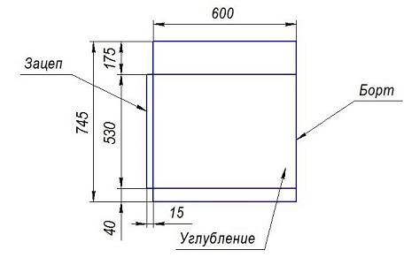 СПП Стол производственный 600*745*850мм с полкой, углублением, зацепом (слева/справа) СПП Стол производственный 600*745*850мм с полкой, углублением, зацепом (слева/справа)