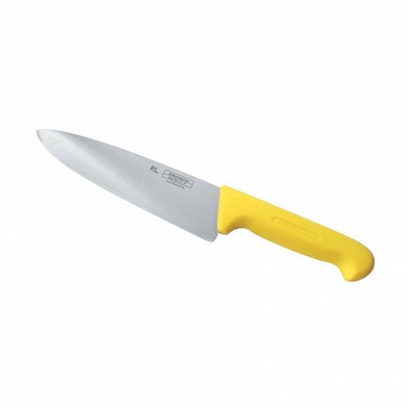 Шеф-нож PRO-Line 25 см, желтая пластиковая ручка, P.L. Proff Cuisine KB-3801-250-YL201-RE-PL