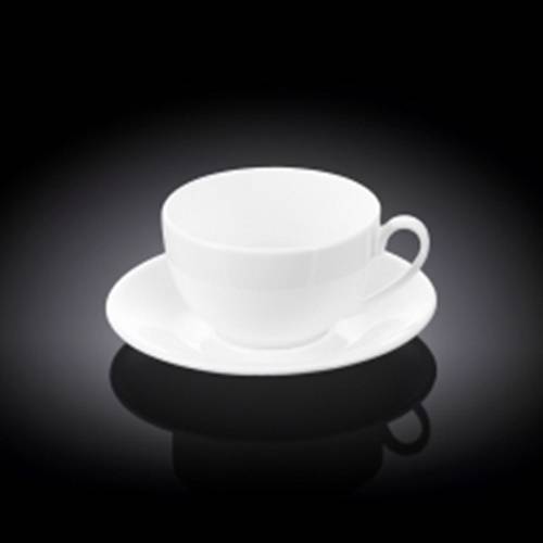 Чашка чайная с блюдцем 180мл Wilmax WL-993189/AB  /6/48/