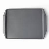 Поднос прямоугольный 42х30см темно-серый поверхность классик (192542) MGprof 1732