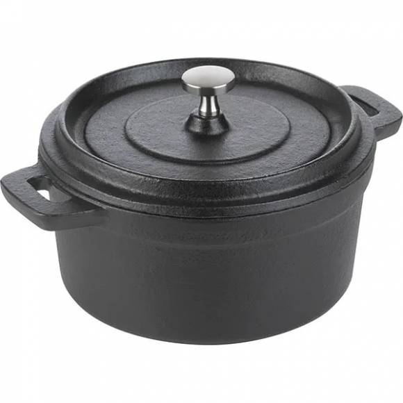 Кастрюля для запекания 0,55л D=12,H=5см чугун Эмбер Каст Мэтт 15410-12B