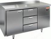 Стол холодильный Hicold GN13/TN 1 дверь 3 ящика Стол холодильный Hicold GN13/TN 1 дверь 3 ящика
