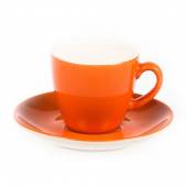 Кофейная пара 80мл оранжевый цвет Barista  P.L. 4626/4627 (orange) /6/ Кофейная пара 80мл оранжевый цвет Barista  P.L. 4626/4627 (orange) /6/