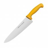 Нож поварской «Проотель» AS00301-05Yl ; сталь нерж., пластик; L=380/240, B=55мм; желт., металлич. Нож поварской «Проотель» AS00301-05Yl ; сталь нерж., пластик; L=380/240, B=55мм; желт., металлич.