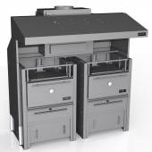 Комплекс Vesta 8. K3-М50-М50 (K3, две печи-мангала М50) Комплекс Vesta 8. K3-М50-М50 (K3, две печи-мангала М50)