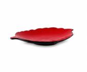 Блюдо листок 220х128мм Киото Блэк энд Рэд 22126C/PT215 /6/ Блюдо листок 220х128мм Киото Блэк энд Рэд 22126C/PT215 /6/