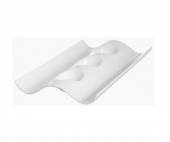 Тарелка 320х210мм прямоуг. с 3-мя выемками Эпитайзер E6392  45145 /6/12/