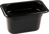 Гастроемкость GN1/9-100 черная Рестола 422102513  0,9л /36/