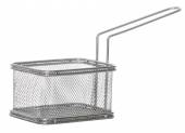 Корзинка для подачи картофеля фри 100х80х65мм с ручкой нерж. QL089-01 кт132 Корзинка для подачи картофеля фри 100х80х65мм с ручкой нерж. QL089-01 кт132