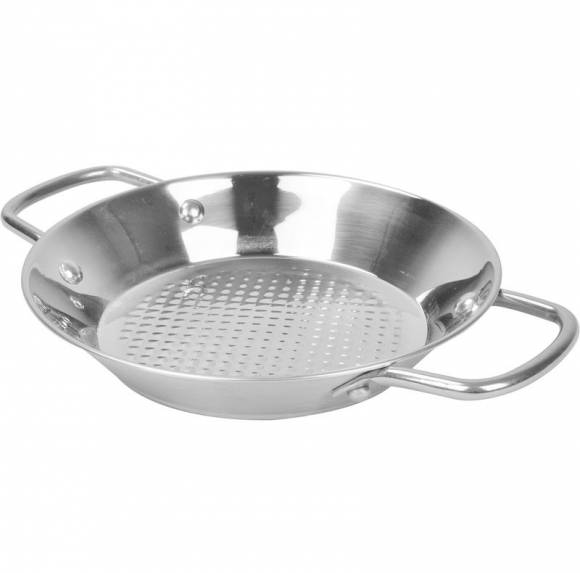 Сковорода для морепродуктов 240х35 нерж. сталь, индукция Maco X2893