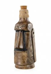 Бутылка графин 0,57 л "Тики" 8*9 см h24,5 см с пробкой керамика, P.L.- Barbossa TIKI0073 SUB