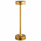 Лампа настольная беспроводная d=9 см. h=31,5 см. алюм., золотая LED TECHNO MGline 79973