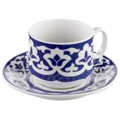 Пара чайная «Экспресс-Восток» 220мл D=75 H=65мм Добрушский фарфор 8C1048 /1/12/