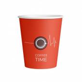 Стакан бумажный 250мл Coffee time туба 50шт. /20/