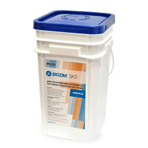 Очищающее средство BIOZIM SK3 10кг для жироуловителя