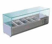 Витрина холодильная для ингредиентов пиццы настольная COOLEQ VRX 1200/330 Витрина холодильная для ингредиентов пиццы настольная COOLEQ VRX 1200/330