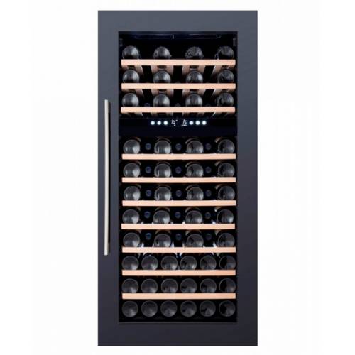 В Винный шкаф компрессорный встраиваемый DUNAVOX DX-74.230DB 2 температурные зоны