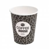 Стакан бумажный 250мл Crocodile туба 50шт. /20/