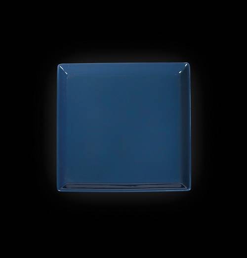 В. Тарелка квадратная 200х200мм фарфор Corone Colore синий LQ-SK0058-P014  фк661/4