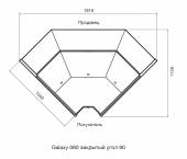 Витрина Dazzl Galaxy 080 Plug-in Закрытый угол 90 вентилируемая среднетемпературная (без боковин) Витрина Dazzl Galaxy 080 Plug-in Закрытый угол 90 вентилируемая среднетемпературная (без боковин)