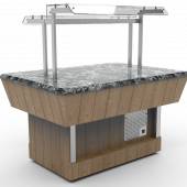 Прилавок нейтральный Refettorio (шведский стол островной) RN42S ШС каменная столешница Прилавок нейтральный Refettorio (шведский стол островной) RN42S ШС каменная столешница