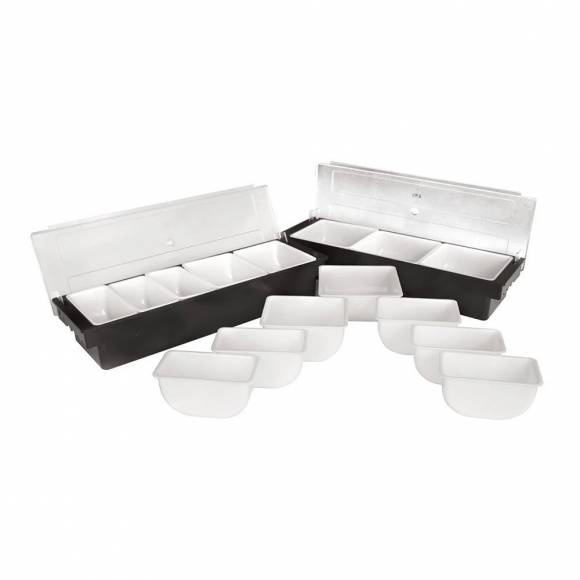 Контейнер для фруктов, специй пластик 6 ячеек P.L. - BarWare JD-B6B