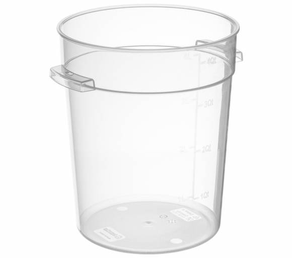 Контейнер для продуктов круглый 4,2л d=18см h=21,5см, с мерной шкалой, прозрачный, п/п, б/к GP 76720
