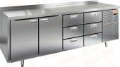 Стол холодильный Hicold GN1133/TN 2 двери, 6 ящиков Стол холодильный Hicold GN1133/TN 2 двери, 6 ящиков