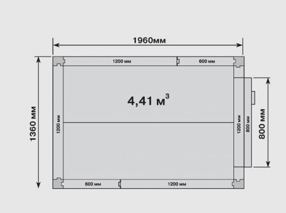 Камера холодильная Polair КХН- 4,41 1360х1960х2200 складская «уголки в комплект не входят» Камера холодильная Polair КХН- 4,41 1360х1960х2200 складская «уголки в комплект не входят»
