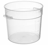 Контейнер для продуктов круглый 6л d=22см h=19,5см, с мерной шкалой, прозрачный, п/п, б/к GP 76721