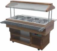 Салат-бар тепловой WoodLine под 4GN ТМ-157/4GN/W Салат-бар тепловой WoodLine под 4GN ТМ-157/4GN/W