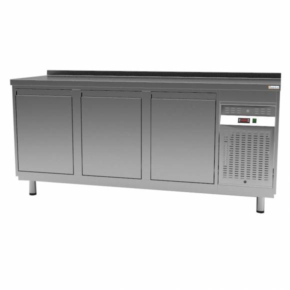 Стол охл. Standart 3-х дв. с боковым агрегатом 1830х700х850 Gastrolux СОБ3-187/3Д/S/К