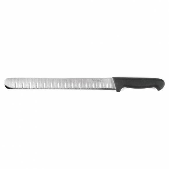 Нож PRO-Line слайсер 30 см, черная пластиковая ручка, P.L. Proff Cuisine KB-3866-300G-BK201-R