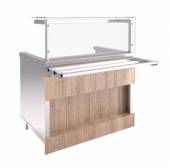 Мармит для вторых блюд с двухъярусной полкой N-RM22A Capital 1105х700х860(1255) мм Мармит для вторых блюд с двухъярусной полкой N-RM22A Capital 1105х700х860(1255) мм