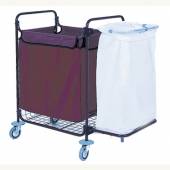 Тележка для белья ТР9 ОЛДАК разборная, 2 мешка 240л/120л, полка для ведер Тележка для белья ТР9 ОЛДАК разборная, 2 мешка 240л/120л, полка для ведер