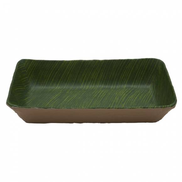 Блюдо GN 1/4 меламин 26.5*16.2*6.5см P.L. Green Banana Leaf JW50106-TAI