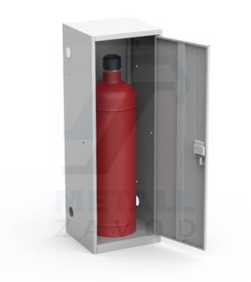 Шкаф для газового баллона 1-дверь ШГР 50-1 собр