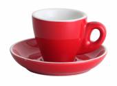 Кофейная пара 80мл красный цвет Barista  P.L. 10616/10617 /6/ Кофейная пара 80мл красный цвет Barista  P.L. 10616/10617 /6/
