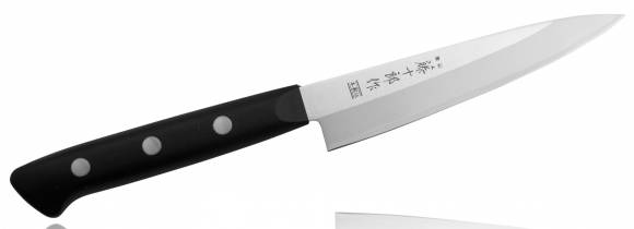 Нож универсальный Tojiro Tojyuro 140мм сталь Мо-V 3 слоя, рукоять пластик #6000 TJ-102