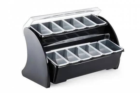 Контейнер для фруктов, специй пластик 2-х ярусный 8 ячеек P.L. - BarWare CDMH0016 SUB Контейнер для фруктов, специй пластик 2-х ярусный 8 ячеек P.L. - BarWare CDMH0016 SUB