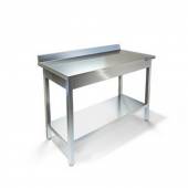 Стол производственный МЗПО 1000х600х850 борт, полка