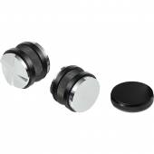 Пуш-темпер для кофе и разравниватель сталь нерж.,алюмин. D=58мм серебрист. Doppio YE27