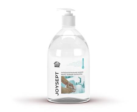 Антибактериальное жидкое мыло кожный антисептик 1л триггер CleanBox JoySept