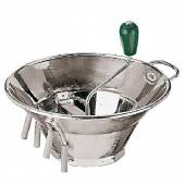 Приспособление для протирки овощей d 32см h25см (3 диска - 1,5-2,5-4,0мм), жесть Paderno 42573-31 Приспособление для протирки овощей d 32см h25см (3 диска - 1,5-2,5-4,0мм), жесть Paderno 42573-31