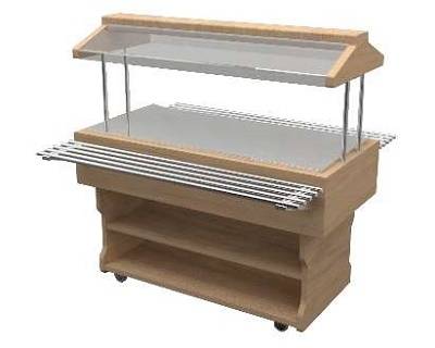 Салат-бар нейтральный WoodLine ПН-187/W